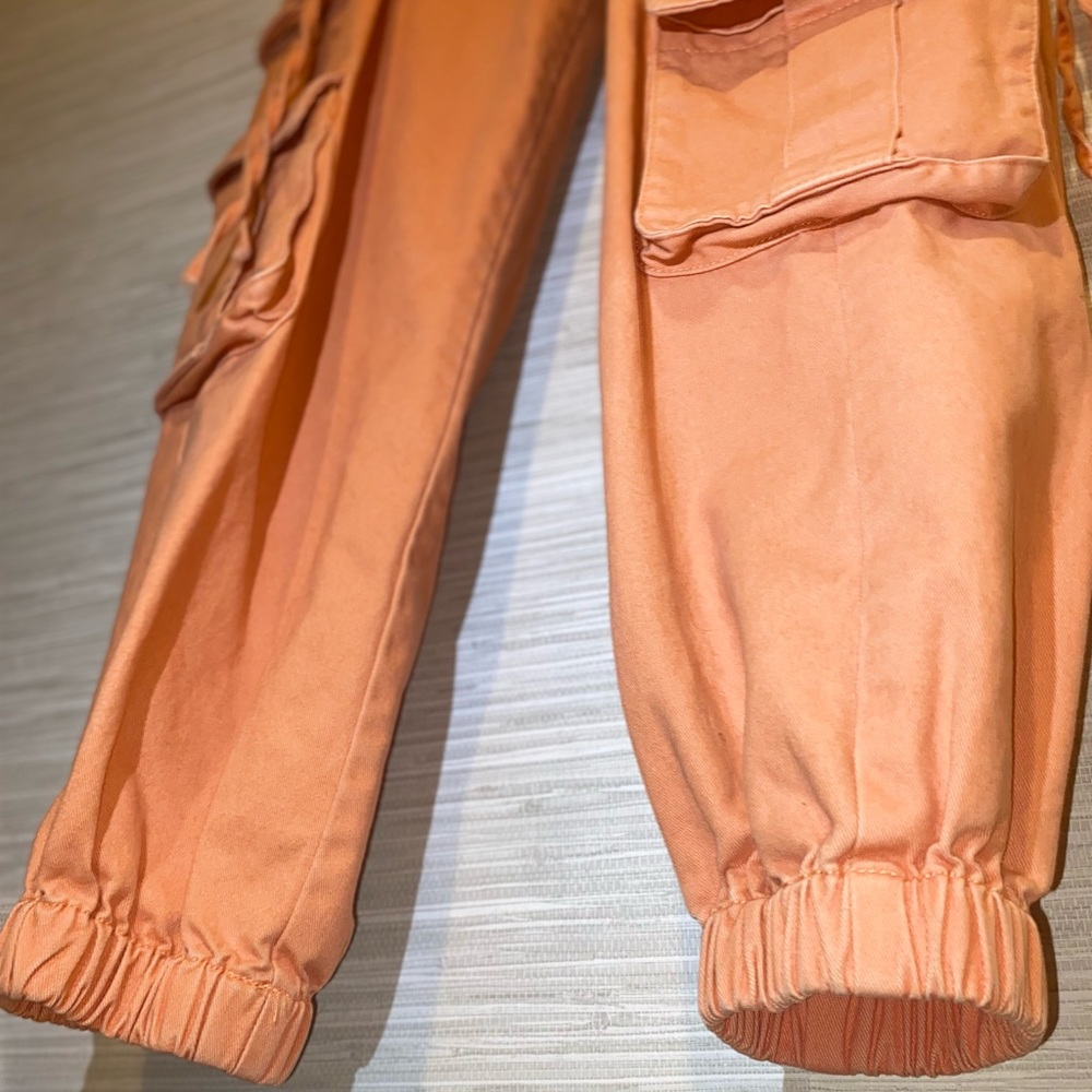 Orange Cargo Joggers ~ Forever 21